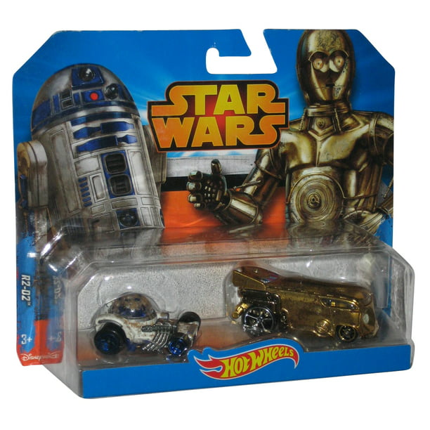 Star Wars Hot Wheels Character Cars 2 Pack C3p0 and R2d2 Boxed for sale online